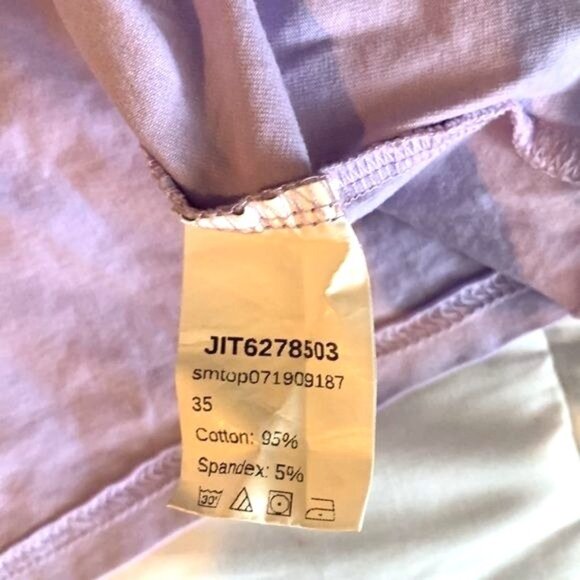 Mens Lavender Graphic T-Shirt With Black Dragon Print Shein XL Cotton/Spandex Bl - Picture 3 of 7